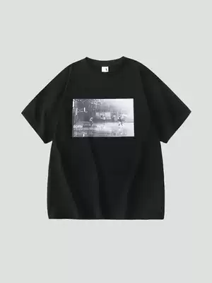 EQUALIZER grass card official rain night Stadium Photo T-shirt men and women cotton Tide Original short sleeve grass brand out of nothing