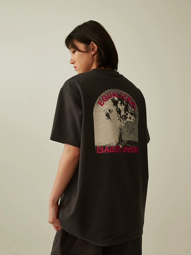 EQLZ Официальный эквалайзер Пара ниша t -рубашка в американском стиле коротки