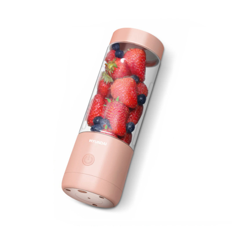 Портативный электрический блендер-миксер Smoothie Blender Retro Blue