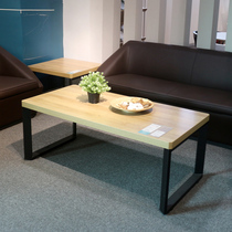 Brief modern office tea table square living room tea table board Business Guests in talks for casual and simple office tea table