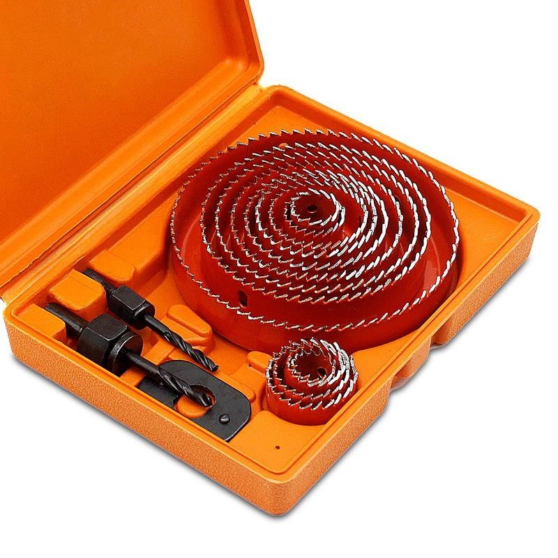 Woodworking God-Ware New Pint Punch Tool Big Full Set Of Drillers Suit Multifunction Drill Plasterboard Wood Board