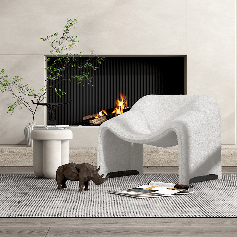 Single Sofa Hair Chair Sloth Net Red Money Designer Creative Casual Chair Subreddit Light Extravagant Minimalist Crab Chair 409