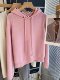 Lazy Style, Soft and Cozy Hooded Loose Pullover Sweater for Women, Versatile and Stylish for Autumn and Winter, Age-Reducing Inner Wear Knitted Hoodie
