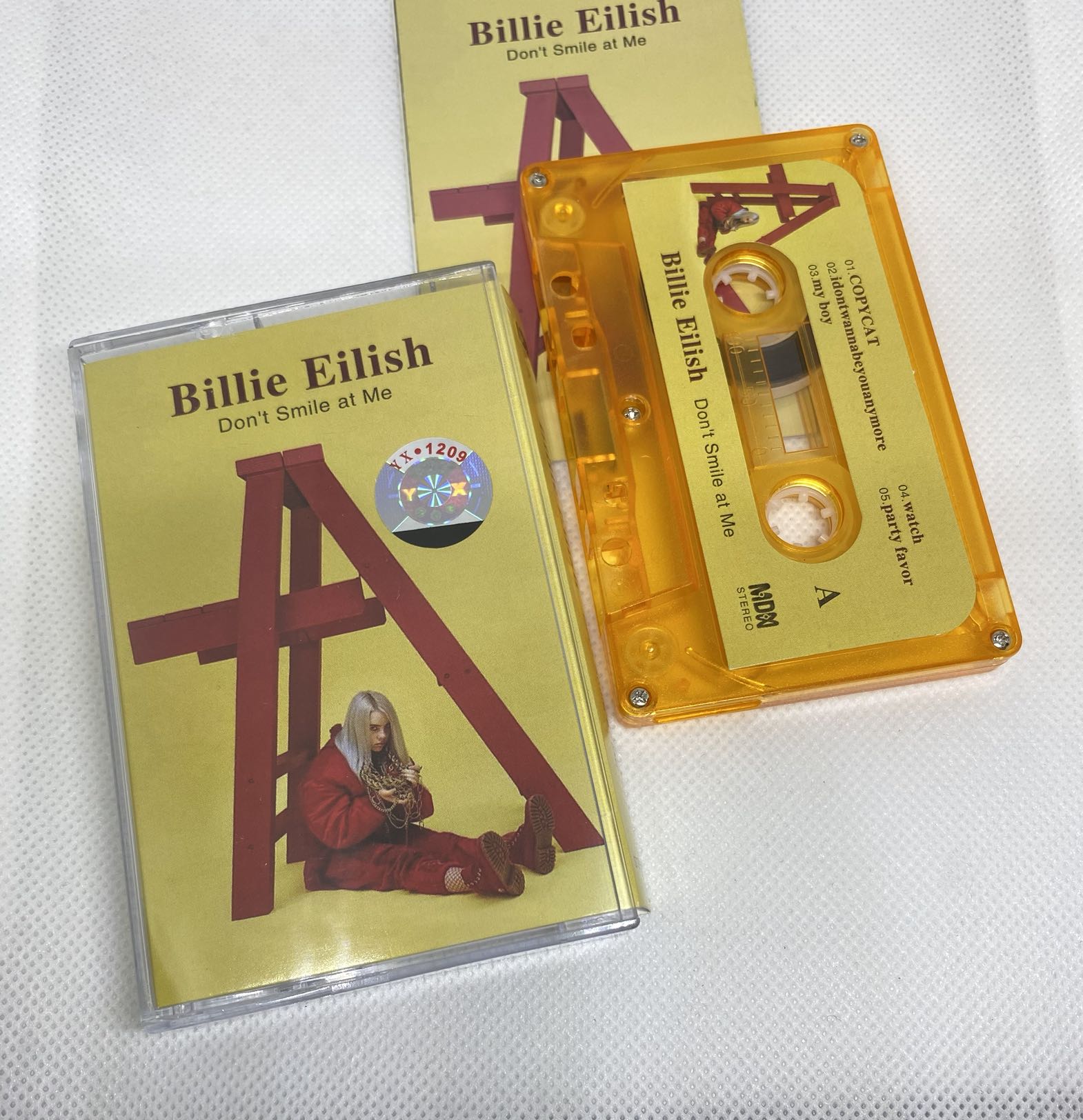 More than Lielish Billie Eilish Pear Brand New Untorn Orange Belt Body Tapes Collection