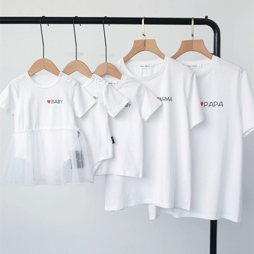 Реквизит для фотографии, футболка с коротким рукавом, семейный стиль, популярно в интернете