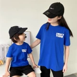 Хлопковая летняя одежда, детская футболка, в западном стиле, семейный стиль