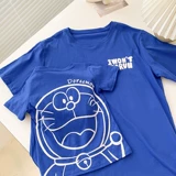 Хлопковая летняя одежда, детская футболка, в западном стиле, семейный стиль