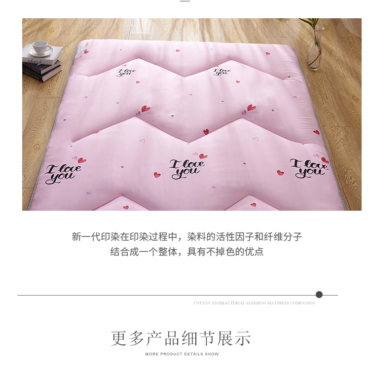 1,2m nệm dày giường 1.5m1.8m có thể gập lại đơn hoặc kép tatami nệm ký túc xá tiểu xốp pad là - Nệm nệm gấp 1m6