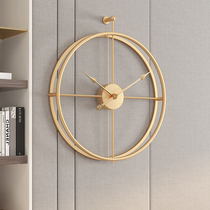 European-style wall clock creative fashion living room personality modern minimalist clock American artist decorative wall hanging watch