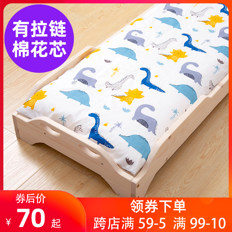 Cotton core kindergarten mattress nap crib mat is made by the newborn children's bed soft mattress plus winter thick custom made