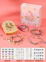 Радужный браслет, подарочная коробка, ожерелье