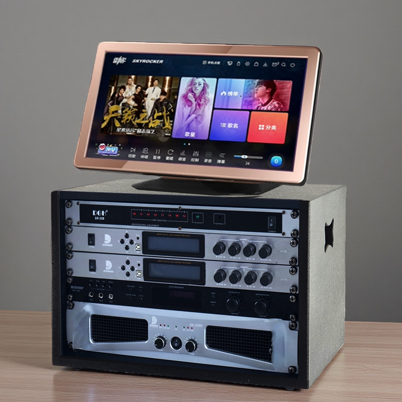 Danlaimeike K6 Painted Stage Equipment Amplifier Cabinet Mobile Audio-Visual Equipment Chassis Ktv Aviation Cabinet