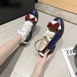 Обувь для кожаной обуви, туфли для школьников, студенческая юбка в складку с бантиком, стиль Лолита