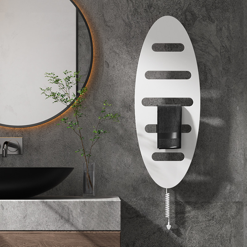 Tuotu graphene intelligent electric heating towel rack household dressing room small size drying rack sterilization light luxury wind constant temperature