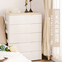 Alice drawer storage cabinet Japanese-style plastic widened chest of drawers Baby clothes large capacity locker