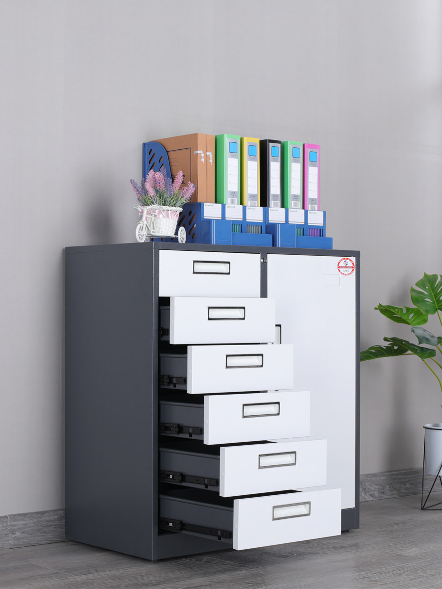 White Dwarf Cabinet Filing Cabinet With Drawer Lock Small Cabinet Information Cabinet Office Cabinet Partition Cabinet Home Thickened Iron Sheet Cabinet