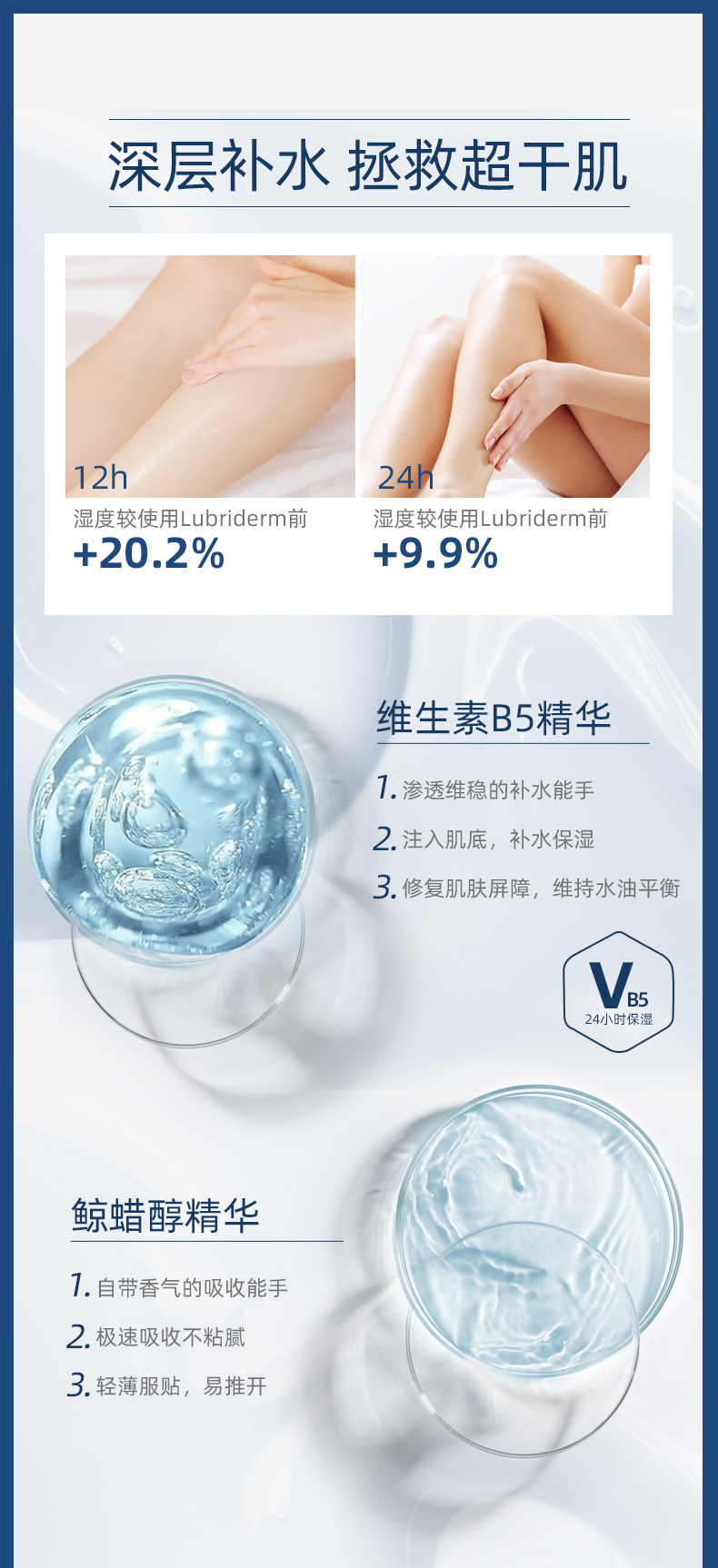 美国强生旗下 Lubriderm A醇高保湿润肤乳 改善干燥肌 473ml 图2