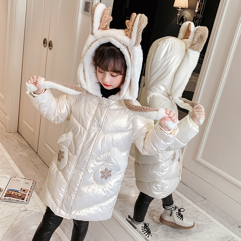 Girls cotton clothes 2021 new Red Ocean Party will be a big child in the cotton cotton cotton cotton cotton cotton cotton