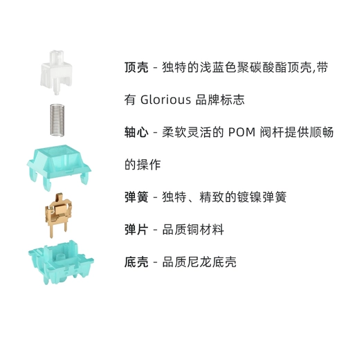 Славный гладкий механический вал Panda Panda