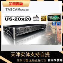 TASCAM US-20x20 us20x20 usb3 0 usb3 audio interface with talk and tone table function
