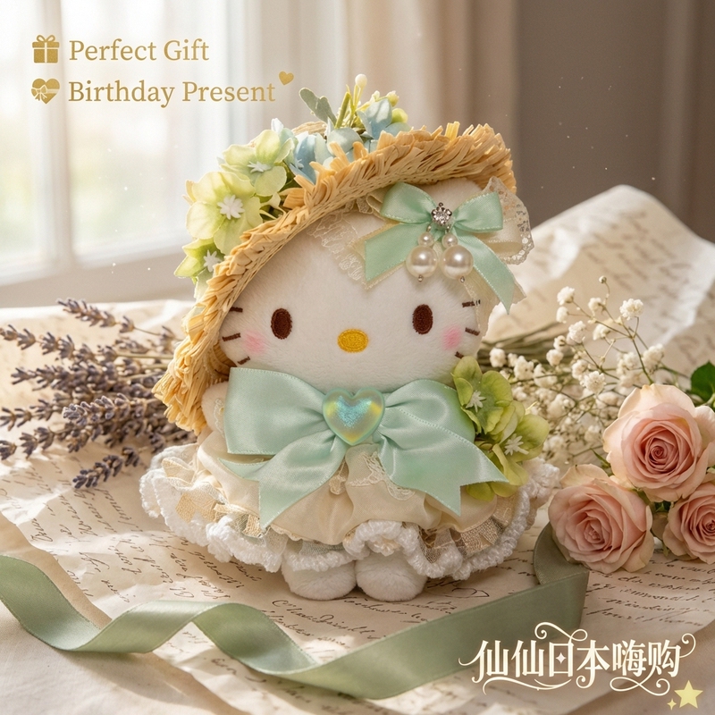 Japanese Authentic Harajuku Wind Chime Kitty Bag Pendant Valentine's Day Plush Toy Ornament Female Gift Birthday Japanese Authentic Harajuku Wind Chime Kitty Bag Pendant Valentine's Day Plush Toy Ornament Female Gift Birthday