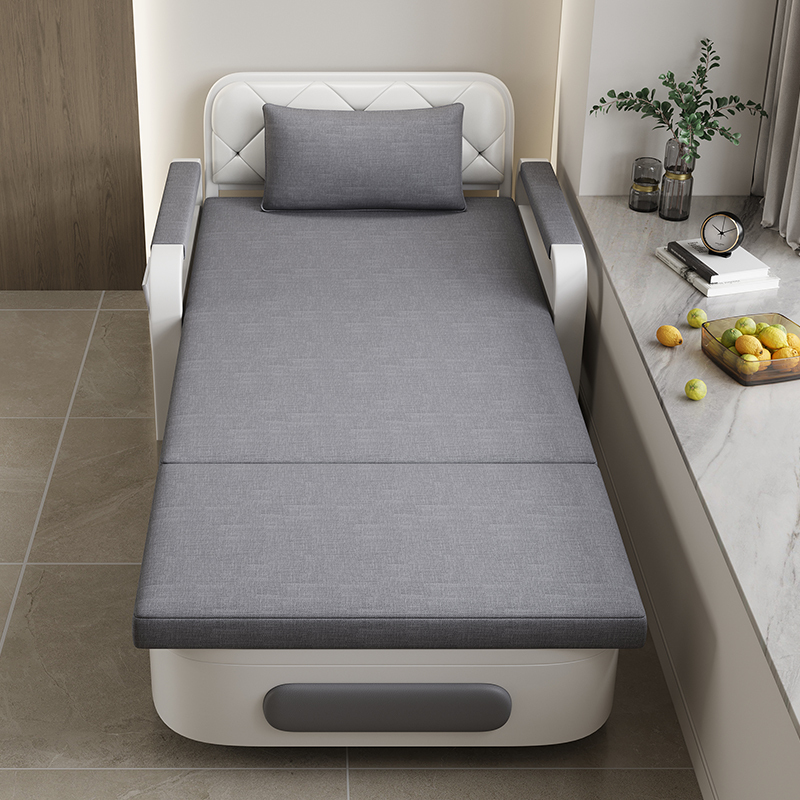 Fabric Sofa Bed, Foldable Dual-Purpose Single Recliner, Multifunctional Balcony Guest Bed, Foldable Bed for Lazy People, Small Apartment Sofa Fabric Sofa Bed, Foldable Dual-Purpose Single Recliner, Multifunctional Balcony Guest Bed, Foldable Bed for Lazy People, Small Apartment Sofa