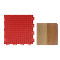 Kanglihui 3V3 basketball court sports floor PVC rubber basketball court suspended assembled floor