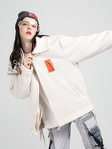 KILLWINNER autumn and winter suede print jacket casual jacket mens Tide brand coat womens national tide