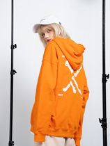 KILLWINNER2021 new skull print hooded sweater men loose female couple long sleeve tide top