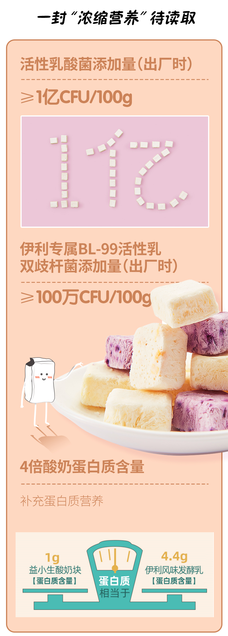 伊利 新食机 FD冻干酸奶果粒块 21袋 图2