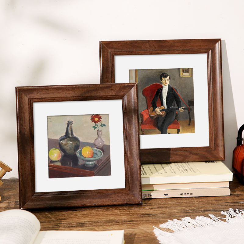 Square Vintage Picture Frame Wall-Mounted Photo Frame Display Frame High-End Creative Oil Painting Outer Frame Display Frame Square Vintage Picture Frame Wall-Mounted Photo Frame Display Frame High-End Creative Oil Painting Outer Frame Display Frame