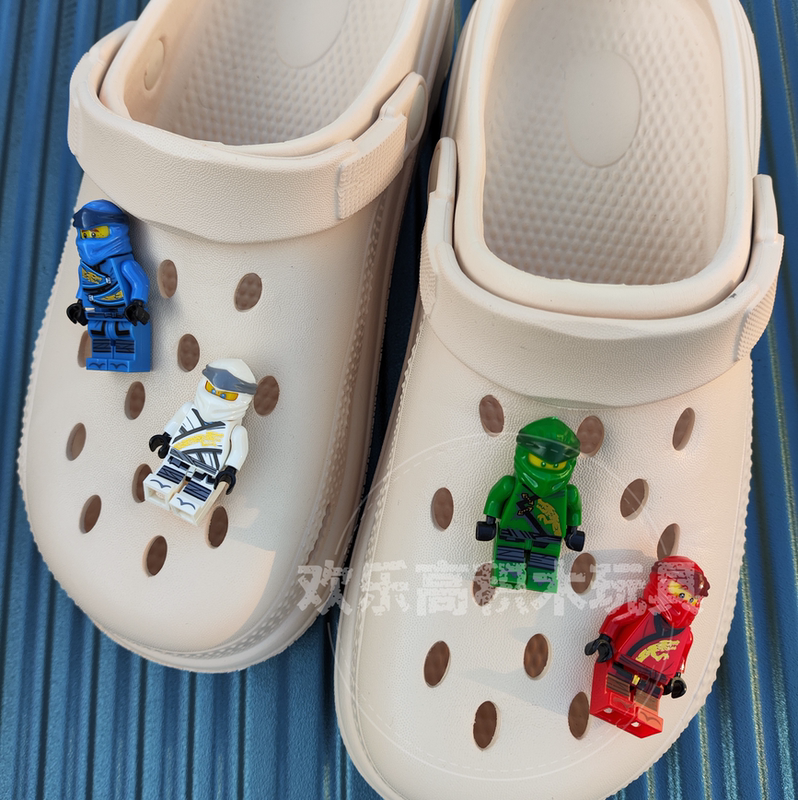 Ninjago Crocs Shoe Charms Suitable for Crocs Shoes, Lloyd Kai Jay Zan Student Gift Personalized Shoe Charms