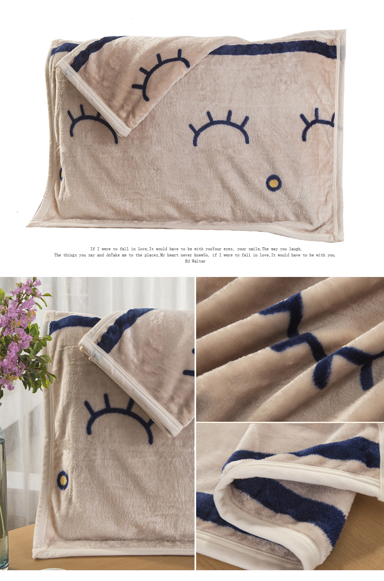 Khăn gối đôi flannel san hô nhung dài dày khăn gối ấm áp và thoải mái cặp vợ chồng sinh viên khăn vỏ gối nằm