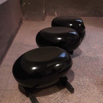 Resin FRP sculpture fashion black stool Hotel home decoration Art jewelry