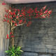 Artificial Plum Blossom Tree, Large Fake Peach Blossom Tree, Green Plant Decoration, Cherry Blossom Tree, Red Plum Tree, Fake Tree, Wintersweet Tree, Floor-Standing