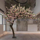 Artificial Crabapple Tree, Apple Blossom Branch, Osmanthus Tree, Fake Flower Tree, Silk Flower, Chinese-Style Living Room Artificial Tree Decoration, Landscaping Ornament