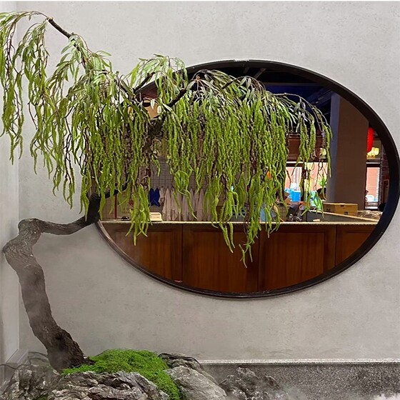 Artificial Large Willow Trees for Landscape Decoration in Parks, Shopping Malls, and Window Displays