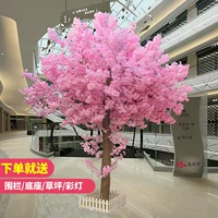 Симуляция вишневого цвета фальшивое персиковое дерево Большое растение моделирование вишневого дерева моделирование персика цветет дерево желание дерево