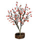Artificial Persimmon Tree Fruit Tree Orange Apple Hawthorn Apple Large Indoor Floor-Standing Decorative Landscaping Fake Tree Solid Wood