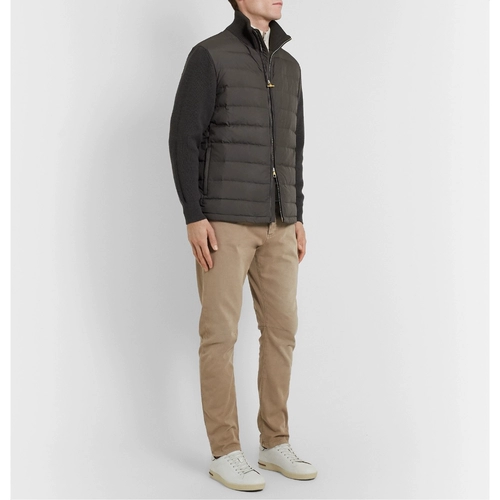 Dunhill/登喜路 Мужская мягкая раковина ткани вниз по пиджаке/сети-а-порту