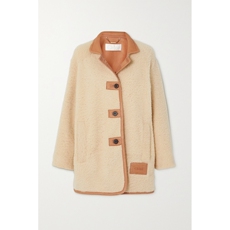Кожаная куртка [经典款]chloe/蔻依女羊皮毛单排纽扣外套netaporter ]Chloe/netaporter