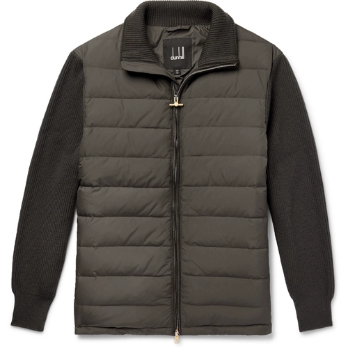 Dunhill/登喜路 Мужская мягкая раковина ткани вниз по пиджаке/сети-а-порту