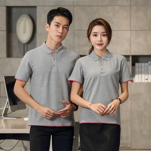 Летняя футболка polo для работы, делается под заказ, с печатью вашего логотипа, с вышивкой