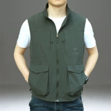 Летний дорожный альпинистский жилет без рукавов, свободный крой, большой размер