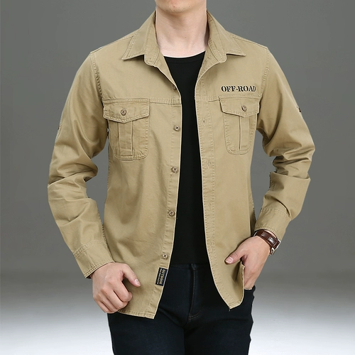 Демисезонная хлопковая осенняя рубашка для отдыха, оверсайз