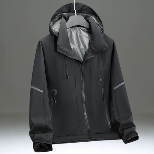 Осенняя трендовая спортивная дорожная ветрозащитная куртка для отдыха, большой размер