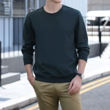 Демисезонный приятный телу свитшот, трендовый осенний лонгслив, мужская куртка, свободный крой