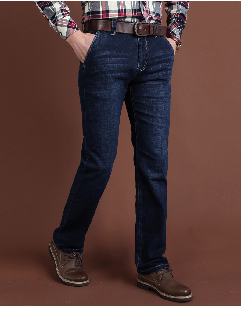 Jeans pour jeunesse droite en vrac NIANJEEP en coton pour automne - Ref 1462356 Image 34