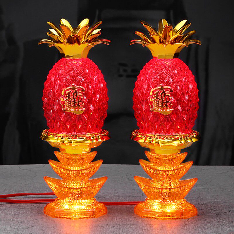 LED God of Wealth Lamp, Auspicious and Prosperous Fortune Buddha Lamp