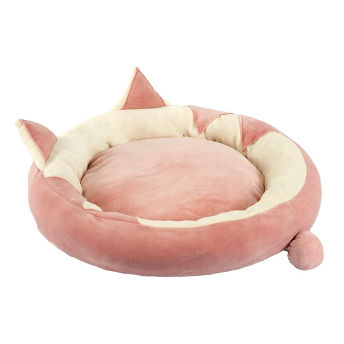 Чистая красная кошачья гнездо кошачья кровать яичное яйцо, гнездо для кошки плюс бархатная подушка для спальной подушки кошачьи продукты для собак гнездо универсальное гнездо животных